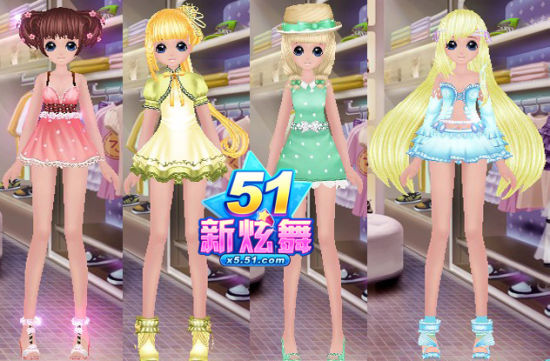 老玩家新朋友，《51新炫舞》熱情呼喚 少女服飾的青春盛宴